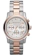 Michael Kors - Ladies Silvertone and Rose Goldtone Stainless Steel Bracelet MK5315