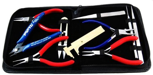 Premium-Grade Deluxe Beading Tool Set - 10 Essential Tools with Zippered Storage & Travel Case