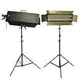 CowboyStudio 1100 Watt Photography/Video Studio Fluorescent 2-Bank Lighting ....