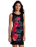 Nine West Dresses Women's Rose Printed Matte Jersey Chemise