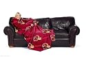 Washington Redskins Adult Comfy Throw Blanket with Sleeves
