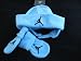 Nike New Born Baby Girl Boy Hat and Hand Glove 2 Pcs Set Blue New