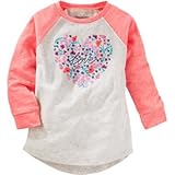 OSHKOSH(オシュコシュ) TLCラブラグランチュニック コーラル トップス長袖Tシャツ 12ヶ月【並行輸入】