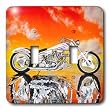 Light Switch Cover Picturing Picturing Harley-Davidson Motorcycle - double toggle switch