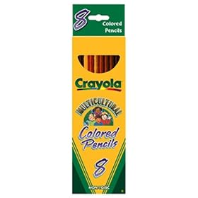 Binney and Smith Crayola(R) Multicultural Colored Pencils, Set Of 8 Colors by Binney & Smith