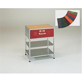American Furniture Alliance Locker Night Stand, 4 Color Panel only