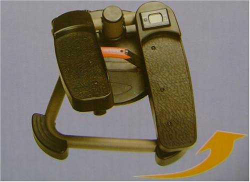Lateral Glide Mini Stepper with Resistance Bands