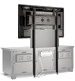 Salamander Chameleon Flat-Panel Plasma TV Mount for Twin-Width A/V Cabinets (Black)