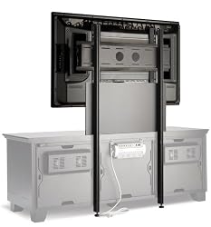 Salamander Chameleon Flat-Panel Plasma TV Mount for Twin-Width A/V Cabinets (Black)