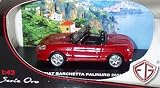 Review Edison Giocattoli 803721 / Fiat Barchetta Palinuro 2003 in red 1:43 scale diecast model car