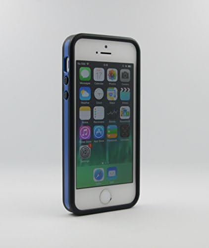Casewide i-Oreo Serie Case for Iphone 5/5S, Slim Design, Heavy Duty, ECO-Friendly Packaging, Impact Resistant Bumper for Apple I-Phone 5/5S (Black/Blue)