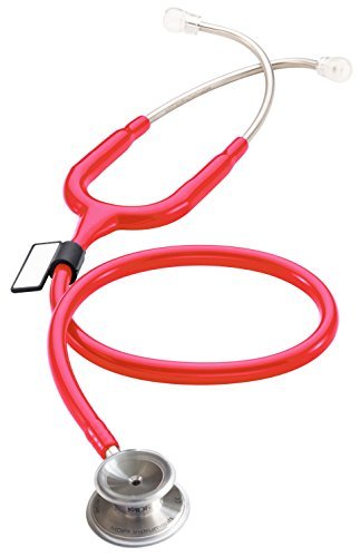 MDF MD One Stainless Steel Premium Dual Head Stethoscope - Raspberry (MDF777-23) by MDF Instruments