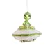 Alien In Flying Saucer Ornament