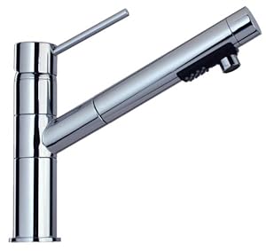 price compare La Toscana 78CR568 Elba Pull-Out Spray Kitchen Faucet, Chrome -  