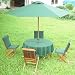 Hexagonal 2.75 m Parasol with spare covers (4 colours)