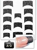 [ANG Nail] 3D French Tip Nail Polish Film - A3