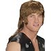 Flat Mullet Wig Adult