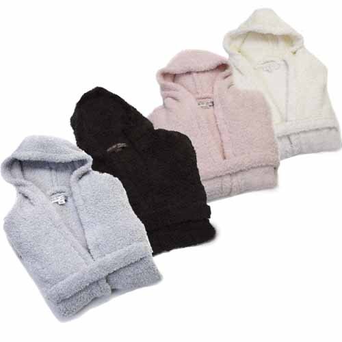 Barefoot Dreams CozyChic Youth Cover up Robe - Blue (Size 10-14)