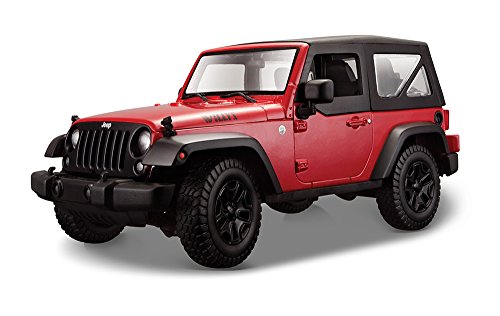 Maisto 1:18 2014 Jeep Wrangler Diecast Vehicle (Colors May Vary)