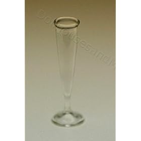 Dollhouse Miniature Handblown German Sparkling Wine Glass
