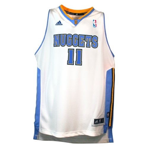 NBA Youth Denver Nuggets Swingman Home Jersey (White, Medium)