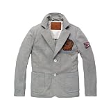 Scotch & Soda Kids - Boy's Grey College Style Jersey Blazer