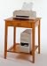 Office Products : Printer Stand - Honey Pine