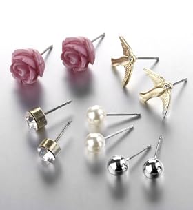 Click image to zoom Limited Collection Assorted Stud Earring Set