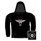 Merchandise - Saxon - Kapuzensweater Wheels of Steel (in S) von Saxon