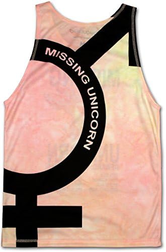 Classic Missing Unicorn Rainbows And Butterflies Tank Top For Women XL