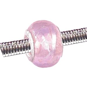 Buy Pandora Style Charm Bead (Z41) Murano Lampwork Glass (14mm x 10mm) (fits Troll too) by SERENITY CRYSTALS