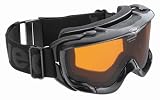 UVEX Orbit Optic Over-the-Glasses Ski Goggles,Black Metallic Frame with Double Gold Lite Lens