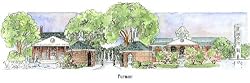 Furman University - Collegiate Scenes - 9 x 18 Inch