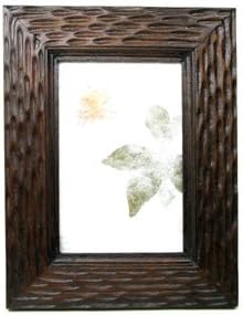 Java Picture Frame, Made of Reclaimed Teak Wood, Holds 4"x 6" photo.