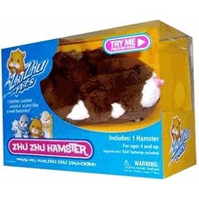 Zhu Zhu Pets Hamster Scoodles New 2010 Model - Dark Brown