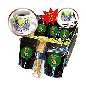 Londons Times Funny Cow Cartoons - Iowa Corn Fed Beef - Coffee Gift Baskets - Coffee Gift... by 3dRose LLC