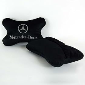 Mercedes-Benz Car Seat Neck Pillow Cushion 2pc Set