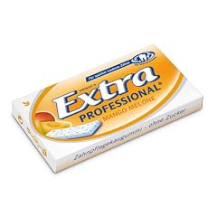 Wrigley's Extra Professional Mango Melone 14 Mini-Streifen, 4er Pack (4 x 14 Mini-Streifen)