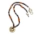 Charoitte and Sunstone Strength Neckalce with Coin - 21 1/2