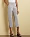 Apparel : Charter Club Pants, Pinstriped Cropped