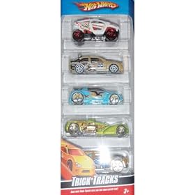 Mattel Hot Wheels 5 Pack Trick Track Die Cast Gift Pack