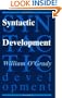 Syntactic Development
