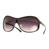London Bridges Women's Fashion Oversized Plastic Frame Sunglasses