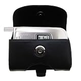 Horizontal Leather Case with Belt Clip/Loop for the Sanyo RL-2500 / RL 2500