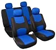 Univerisal Car Seat Cover Full Set Fb050 Blue/black 114