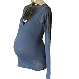 Mermaid Anchor Tattoo Maternity Long Sleeve Tee