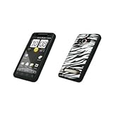Premium Zebra Design Silicone Gel Skin Cover Case for HTC Evo 4G [Accessory ....