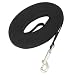 Guardian Gear 20-Feet Cotton Web Dog Training Lead, Black