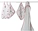 Aden and Anais Hooded Towel Washcloth Set-Bathing Beauty
