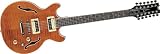 Dean BOCA 12 String Semi Hollow Body Electric Guitar Trans Amber